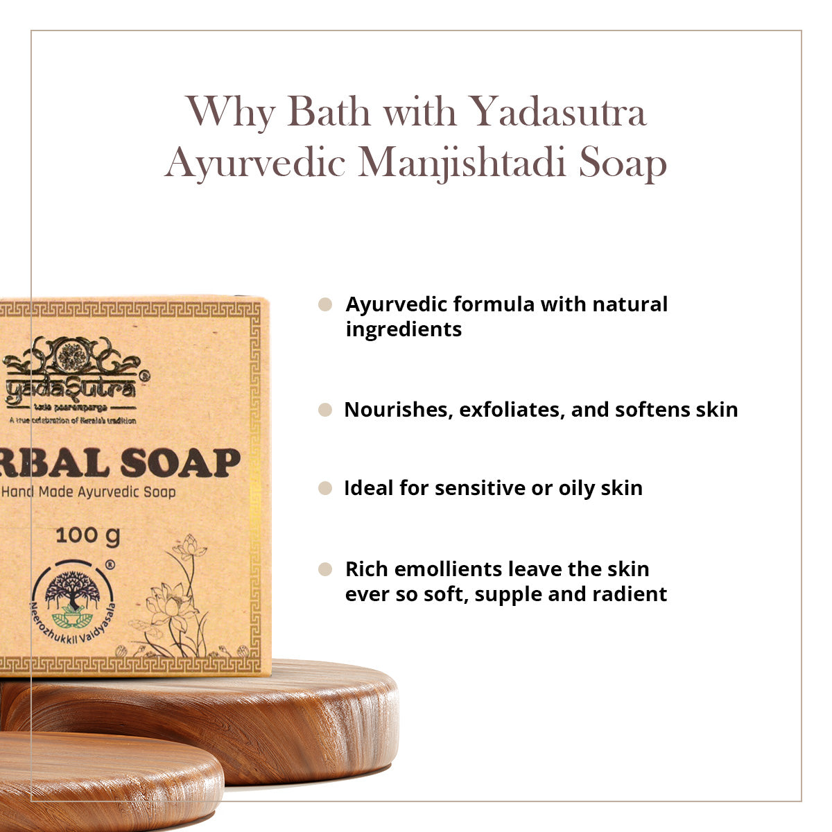 Ayurvedic Manjishtadi Soap (100g)