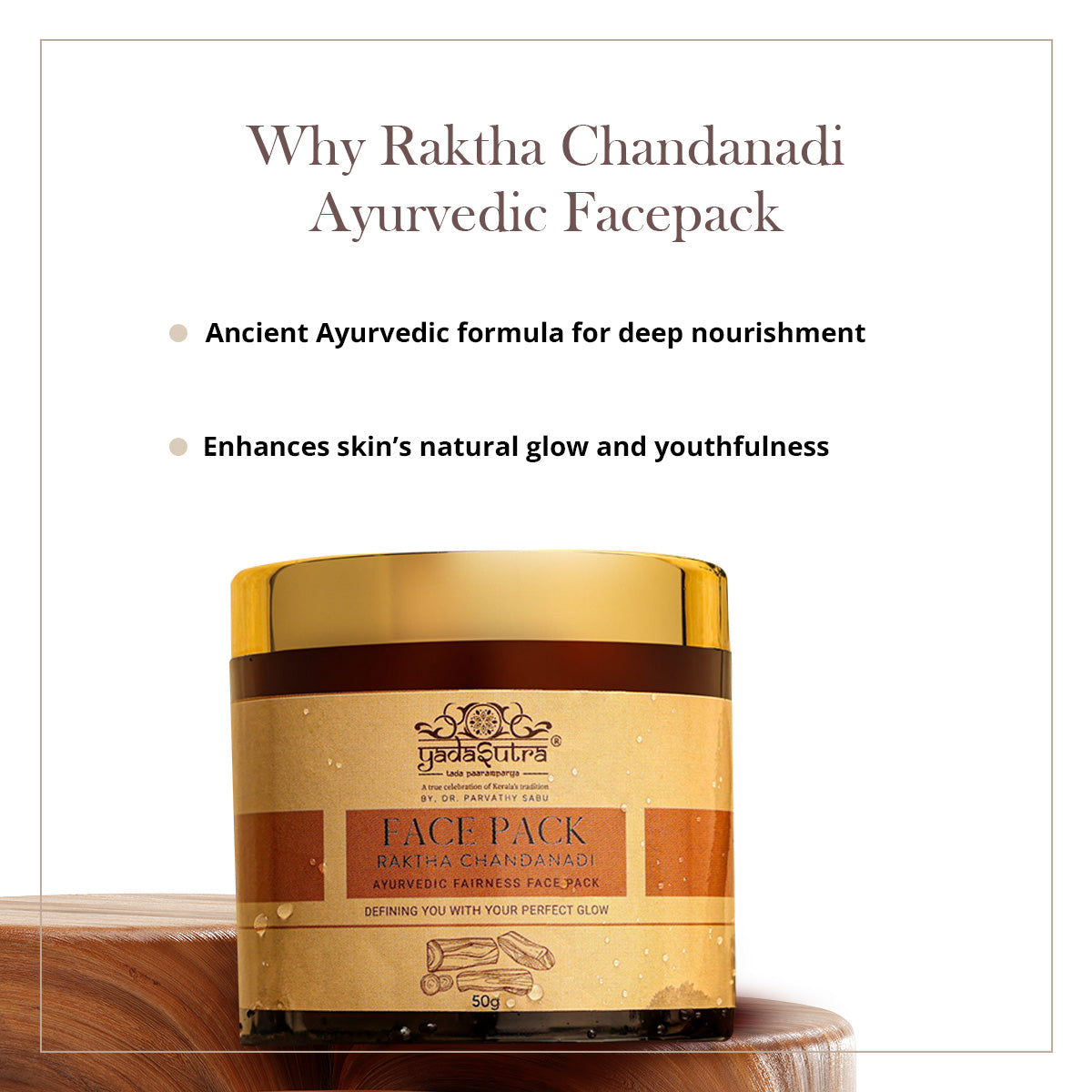 Raktha Chandanadi Ayurvedic Facepack (50g)