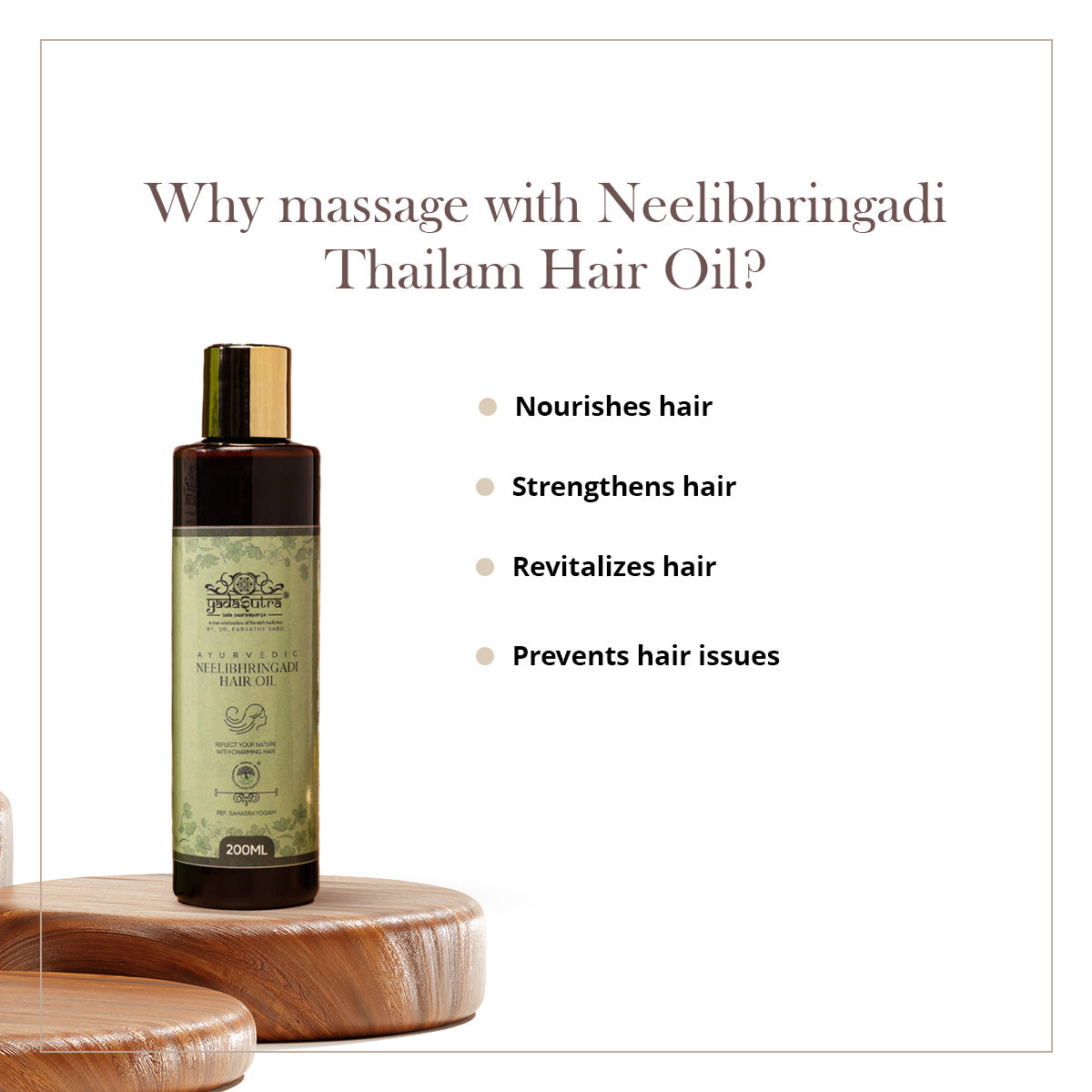 Neelibhringadi Tailam | Ayurvedic Hair Oil (200ml)