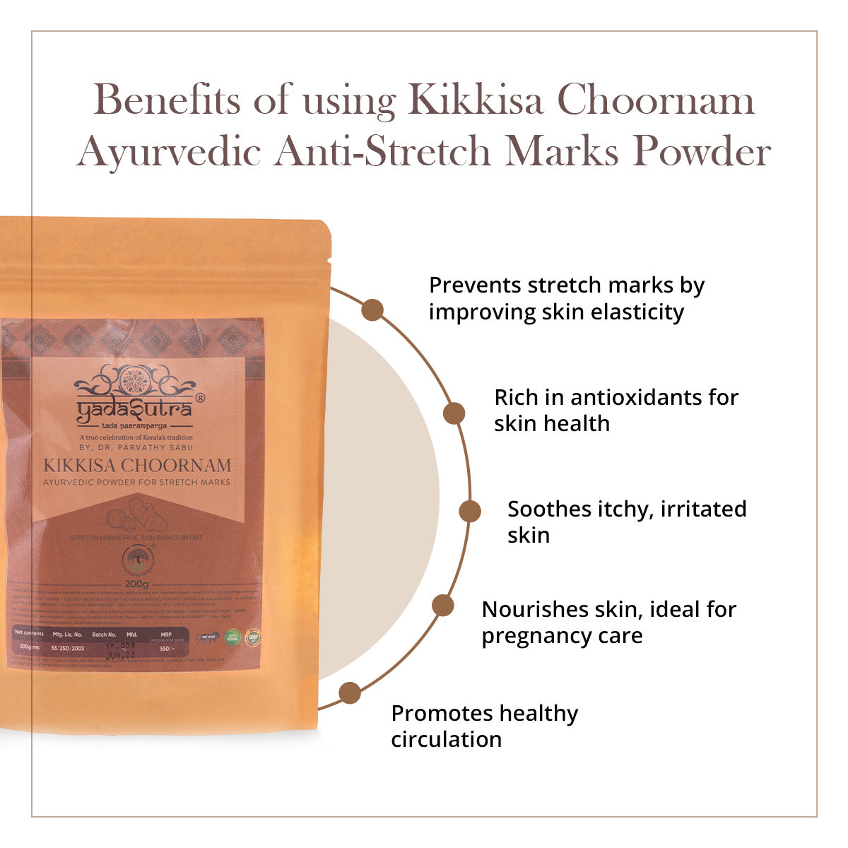 Kikkisa Choornam | Ayurvedic Anti-Stretch Marks Powder (200g)
