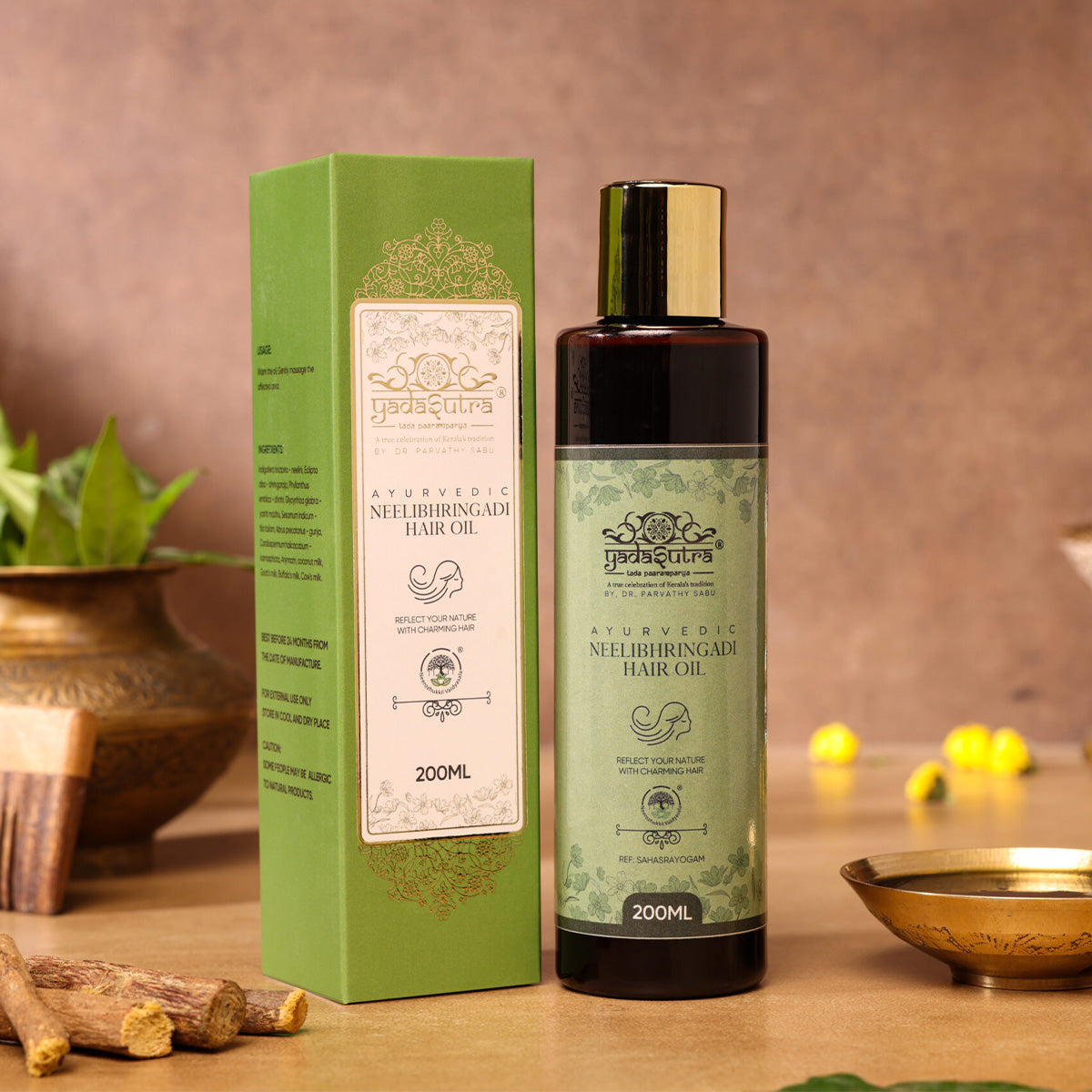 Neelibhringadi Tailam | Ayurvedic Hair Oil (200ml)