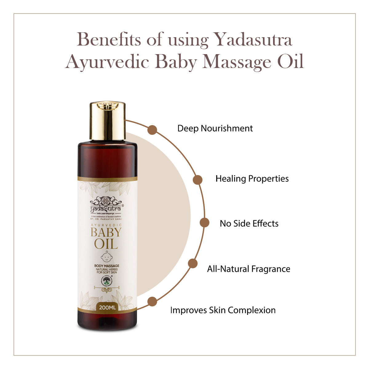 Yadasutra Ayurvedic Baby Massage Oil (200ml)