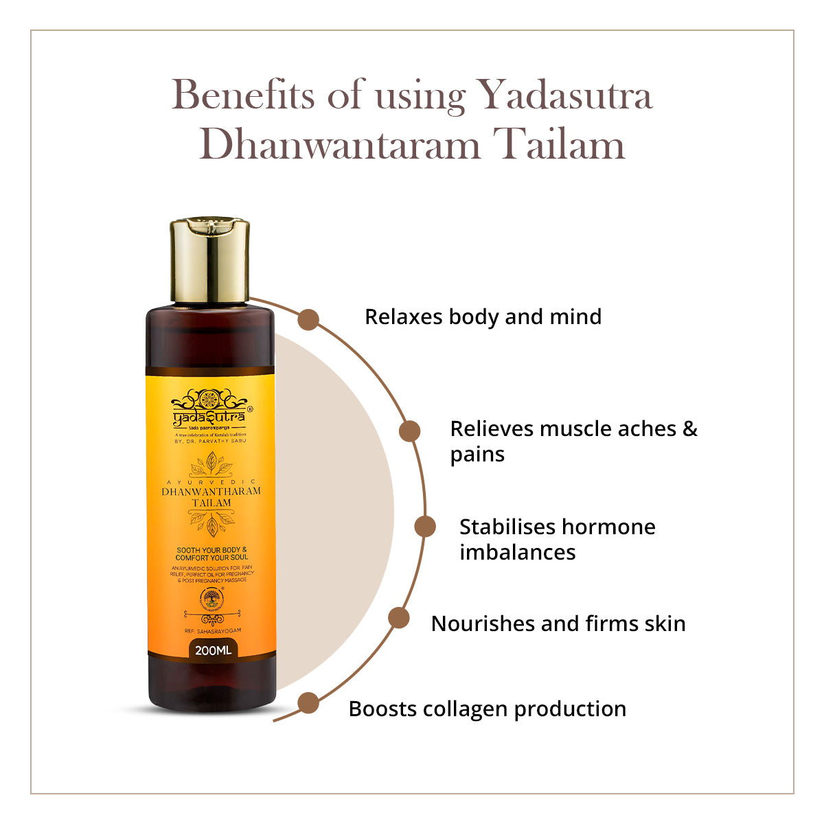 Dhanwantaram Tailam | Pre-Post Natal Massage Oil (200ml)