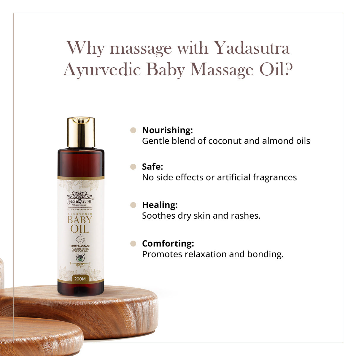 Yadasutra Ayurvedic Baby Massage Oil (200ml)