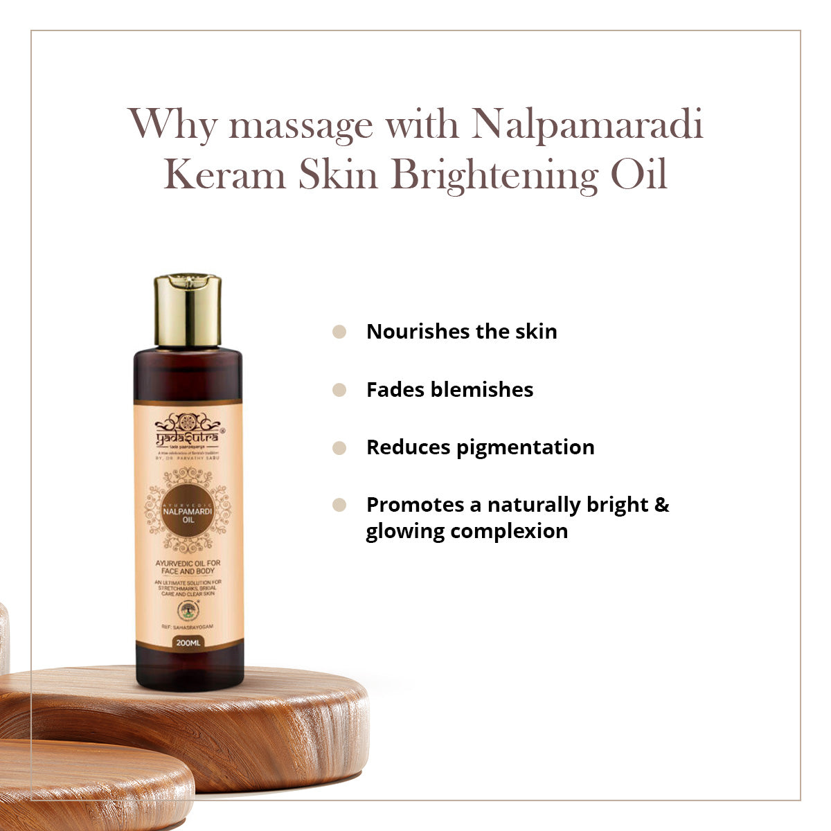 Nalpamaradi Keram | Skin Brightening Oil (200 Ml)