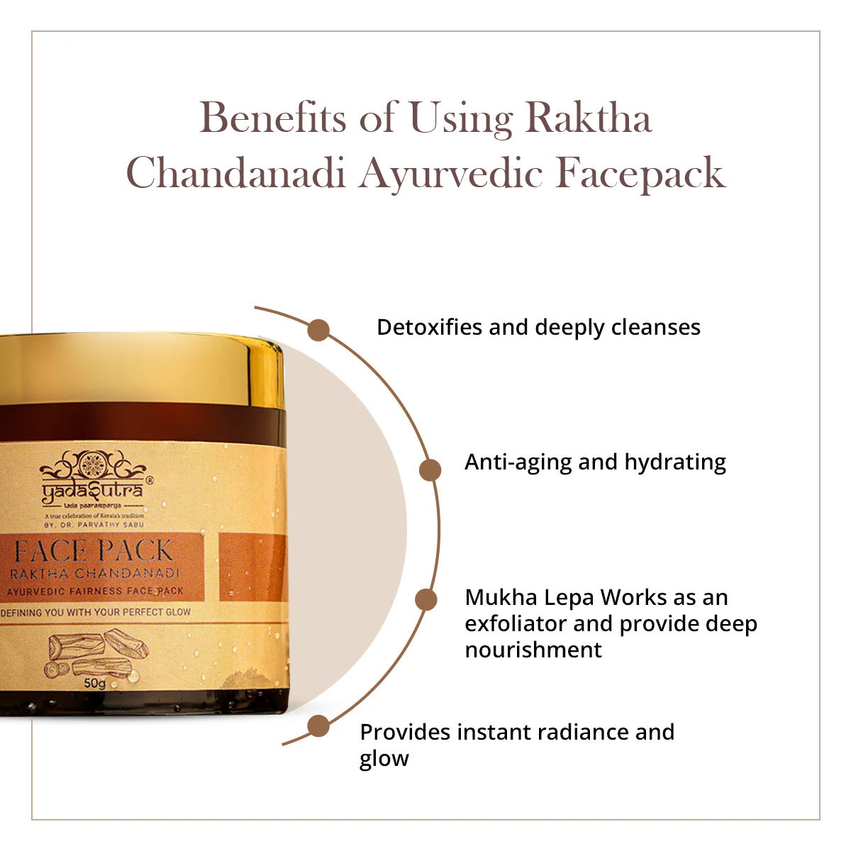 Raktha Chandanadi Ayurvedic Facepack (50g)