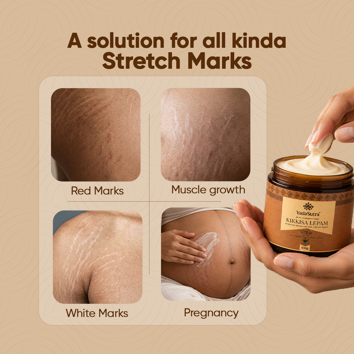 Kikkisa Lepam | Anti-Stretch Marks Cream (100g)