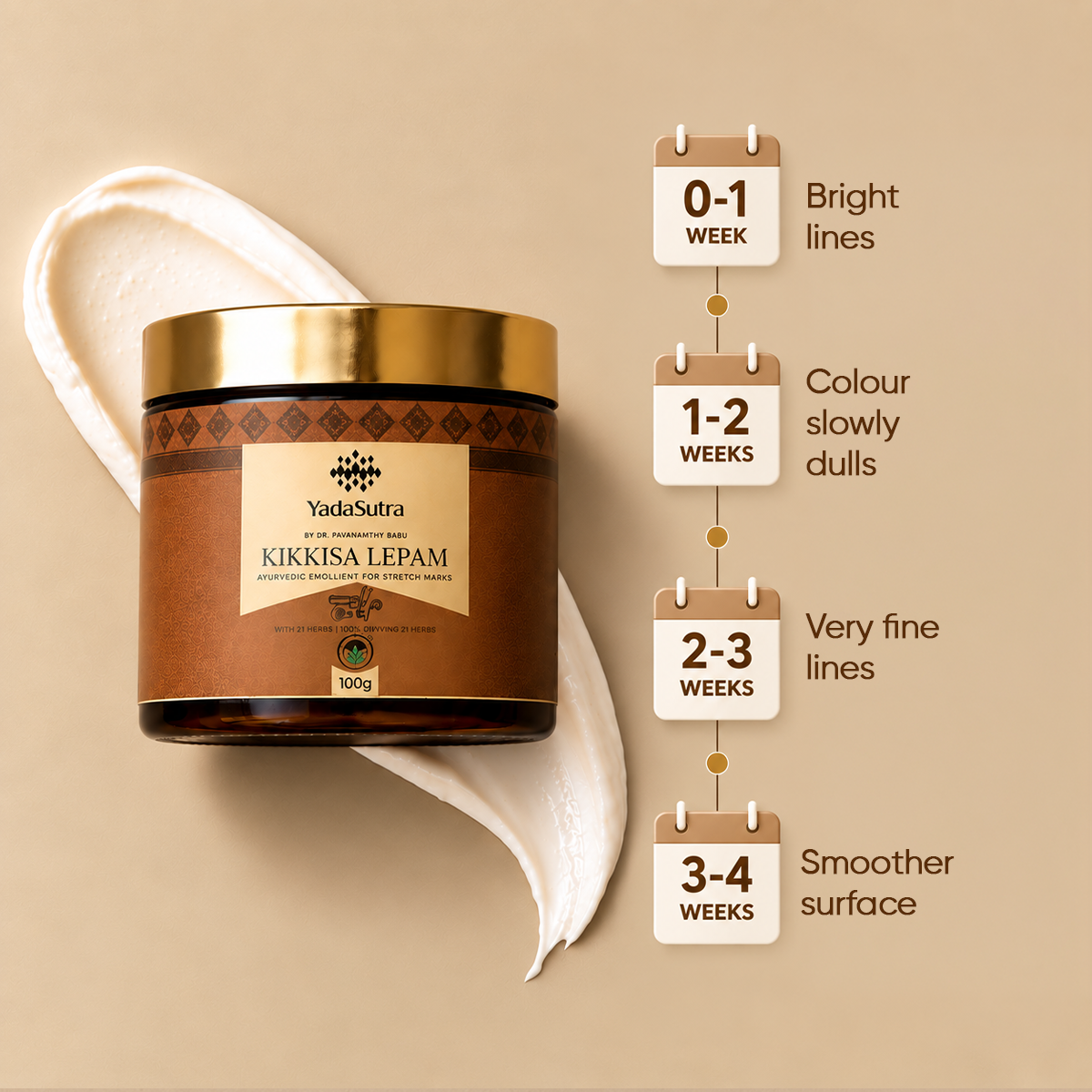 Kikkisa Lepam | Anti-Stretch Marks Cream (100g)