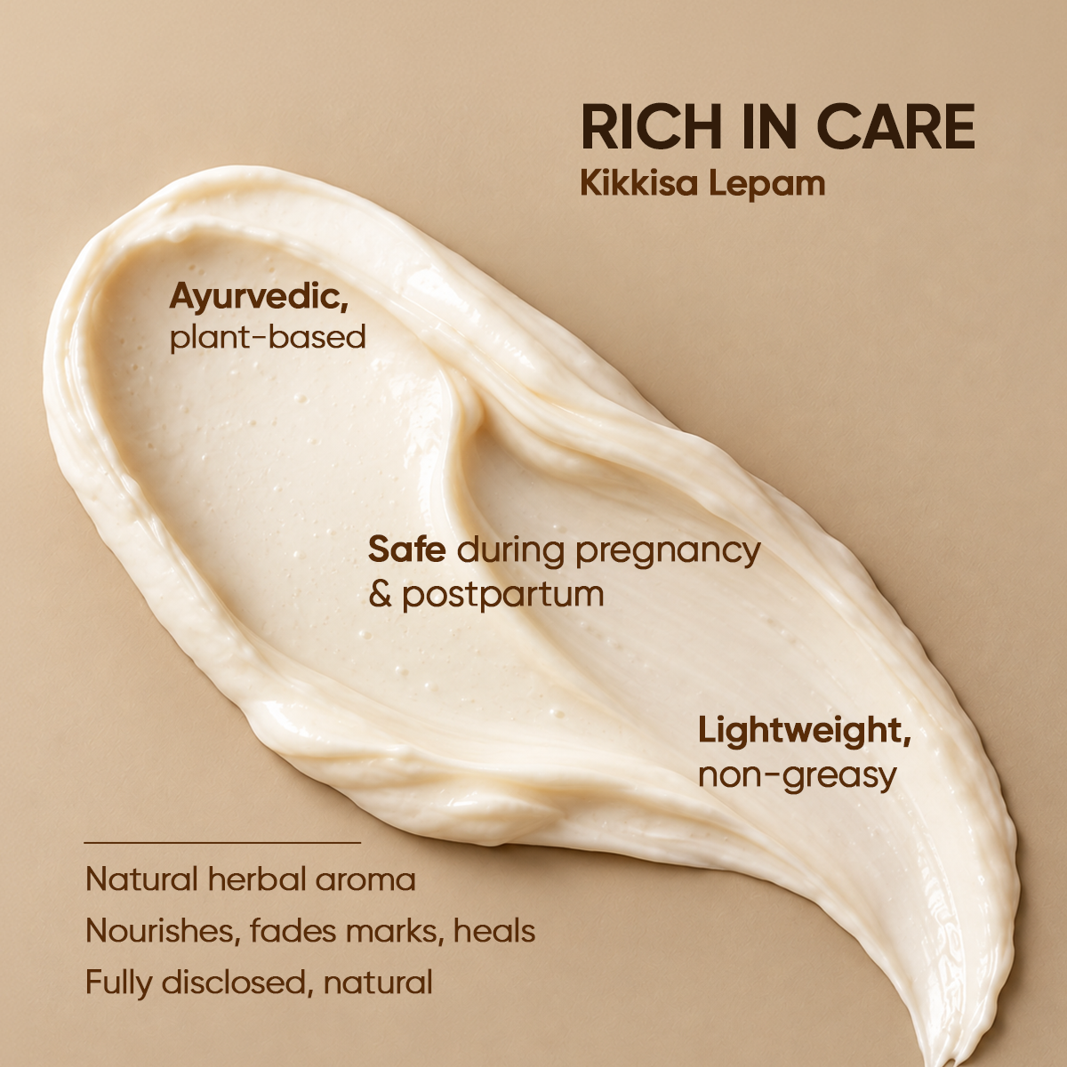 Kikkisa Lepam | Anti-Stretch Marks Cream (100g)