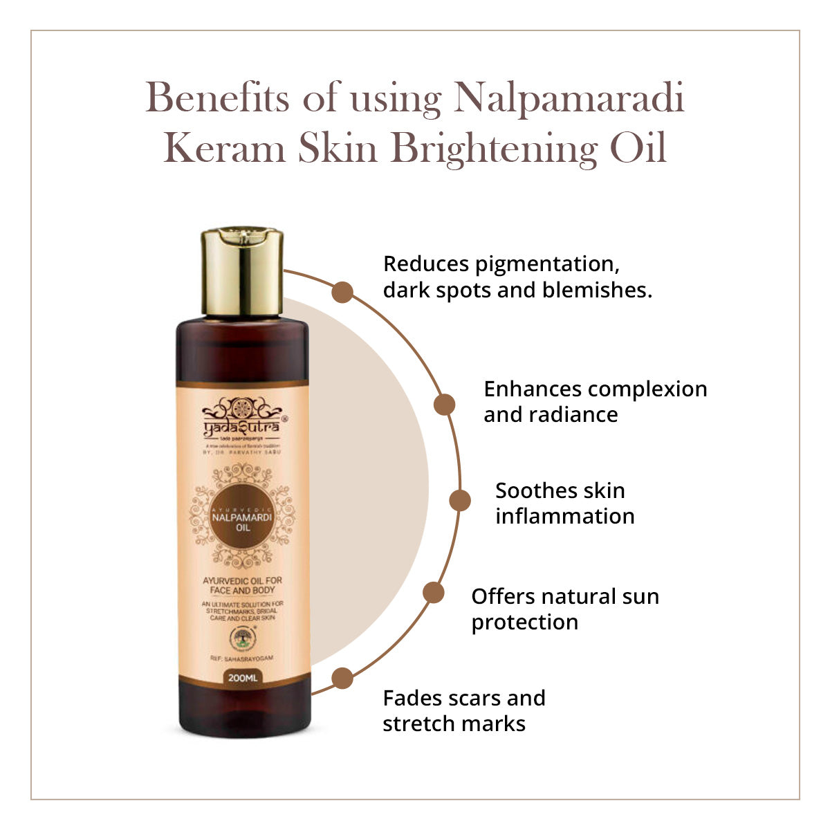 Nalpamaradi Keram | Skin Brightening Oil (200 Ml)