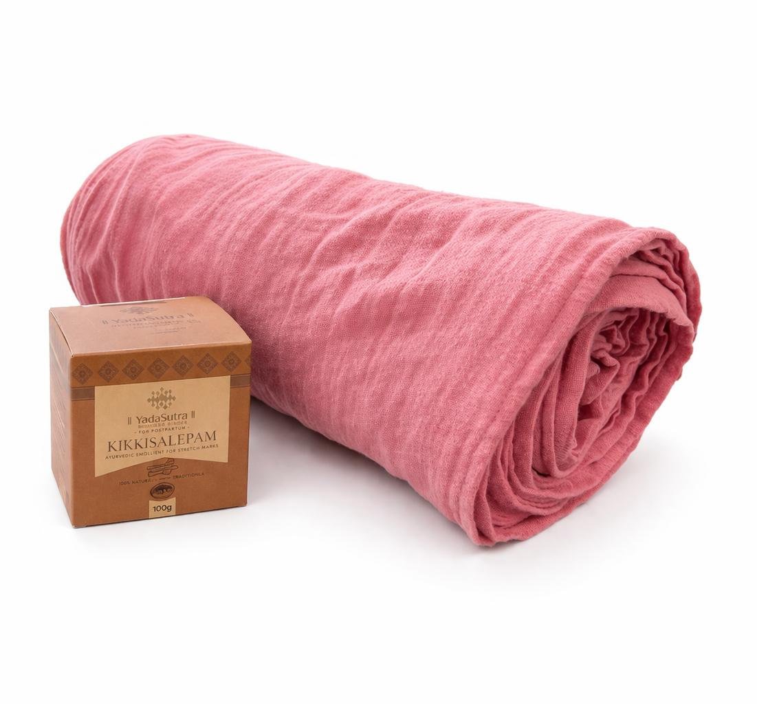 Yadasutra Postpartum Recovery Combo | Kikkisa Lepam Cream + Bengkung Belly Binder