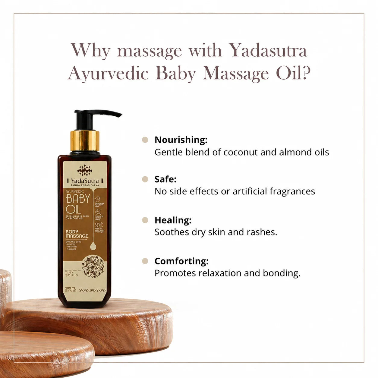 Yadasutra Ayurvedic Baby Massage Oil (200ml)